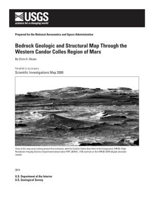 Bedrock Geologic and Structural Map Through the Western Candor Colles Region of Mars by Chris H