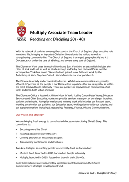 Multiply Associate Team Leader