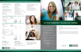 IVY Tech Community College EAST Central