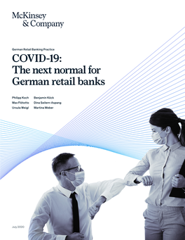 COVID-19: the Next Normal for German Retail Banks