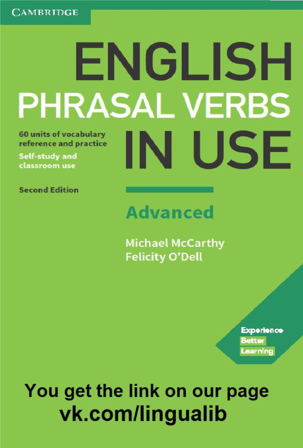 PHRASAL VERBS in USE English Phrasal Verbs in Use Advanced Is a