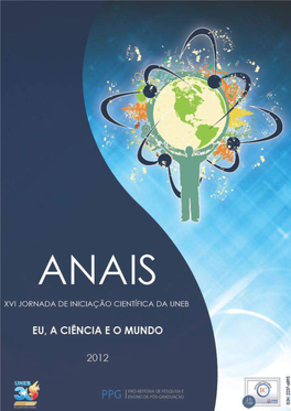 ANAIS DA XVI JORNADA DE INICIAÇÃO CIENTÍFICA Eu, a Ciência E O Mundo