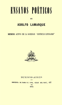 Adolfo Lamarque