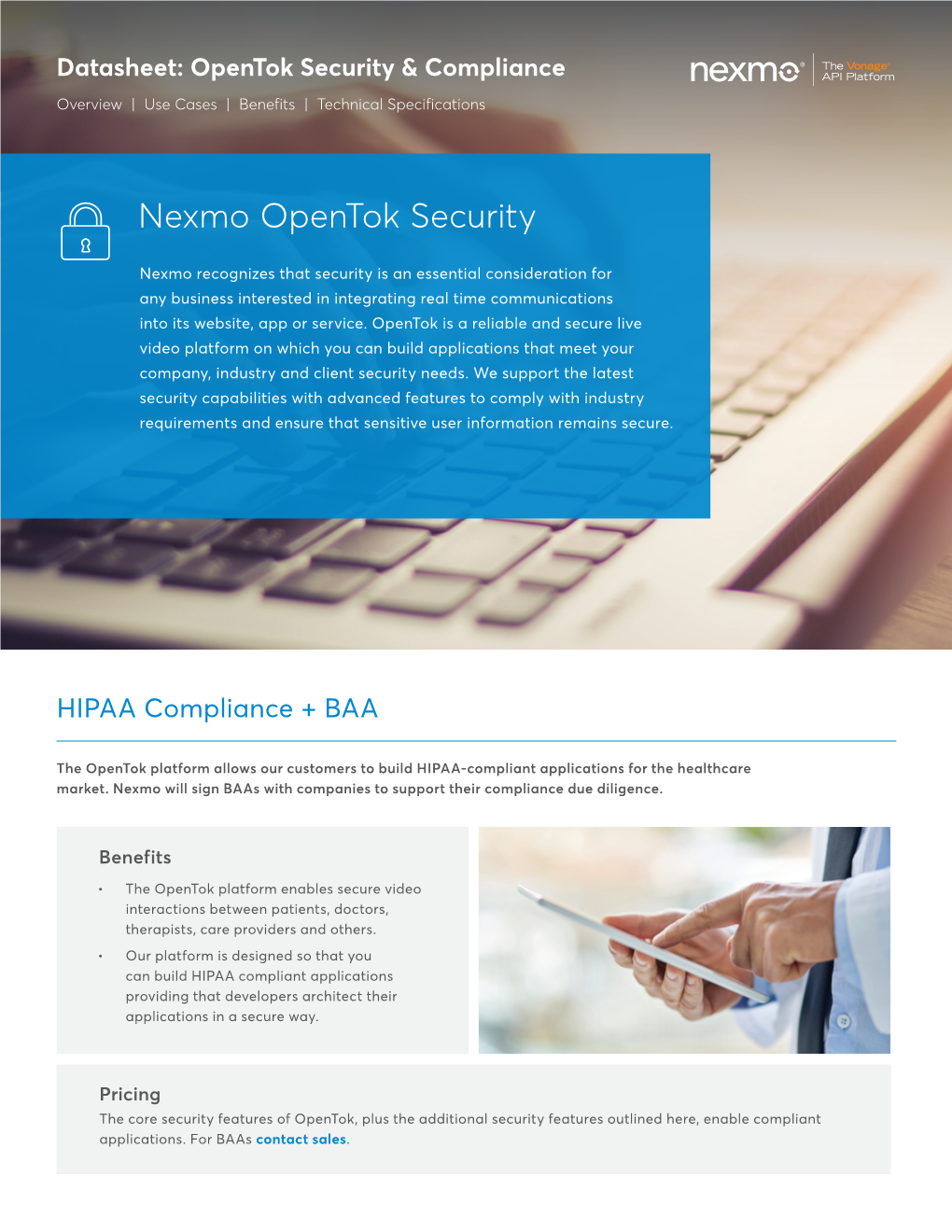 Nexmo Opentok Security