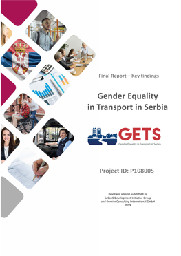 Gender Equality in Transport in Serbia