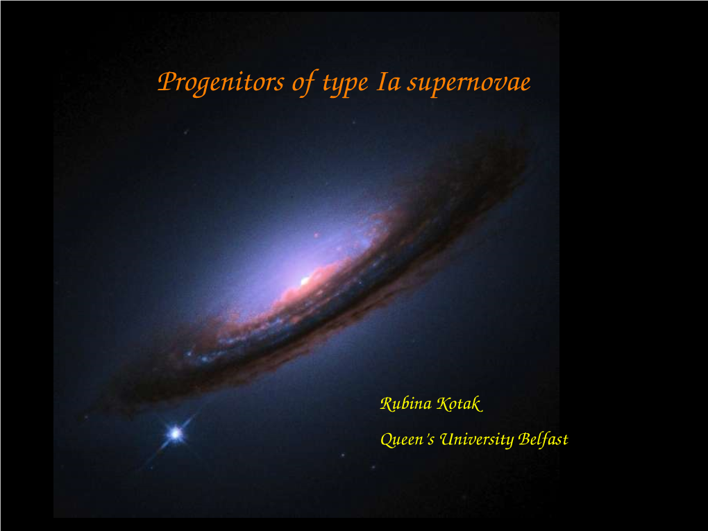 Progenitors of Type Ia Supernovae