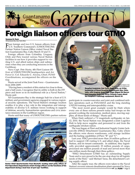 Foreign Liaison Officers Tour GTMO Terence R
