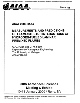 Measurements and Predictions of Flame/Stretch Interactions of Hydrogen-Fueled Laminar Premixed Flames