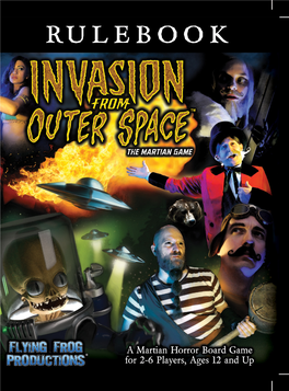 Invasion from Outer Space Rulebook