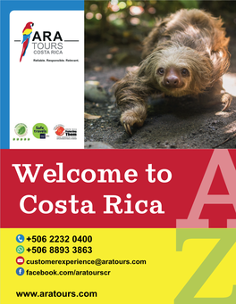 Welcome to Costa Rica