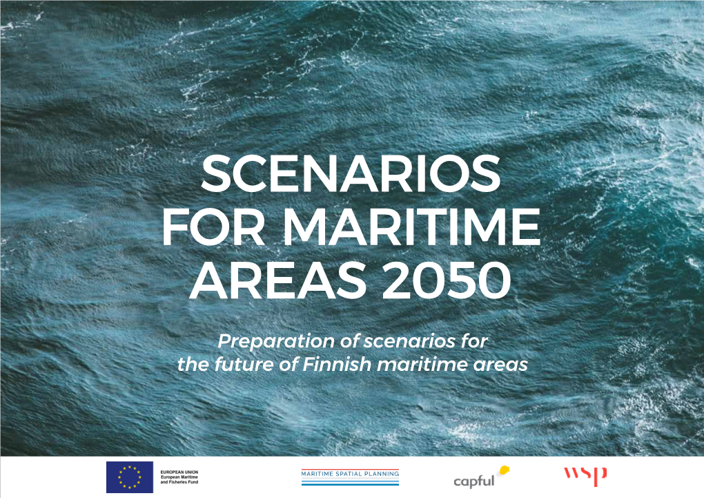 SCENARIOS for MARITIME AREAS 2050 Preparation of Scenarios for the Future of Finnish Maritime Areas Introduction How to Read the Scenarios