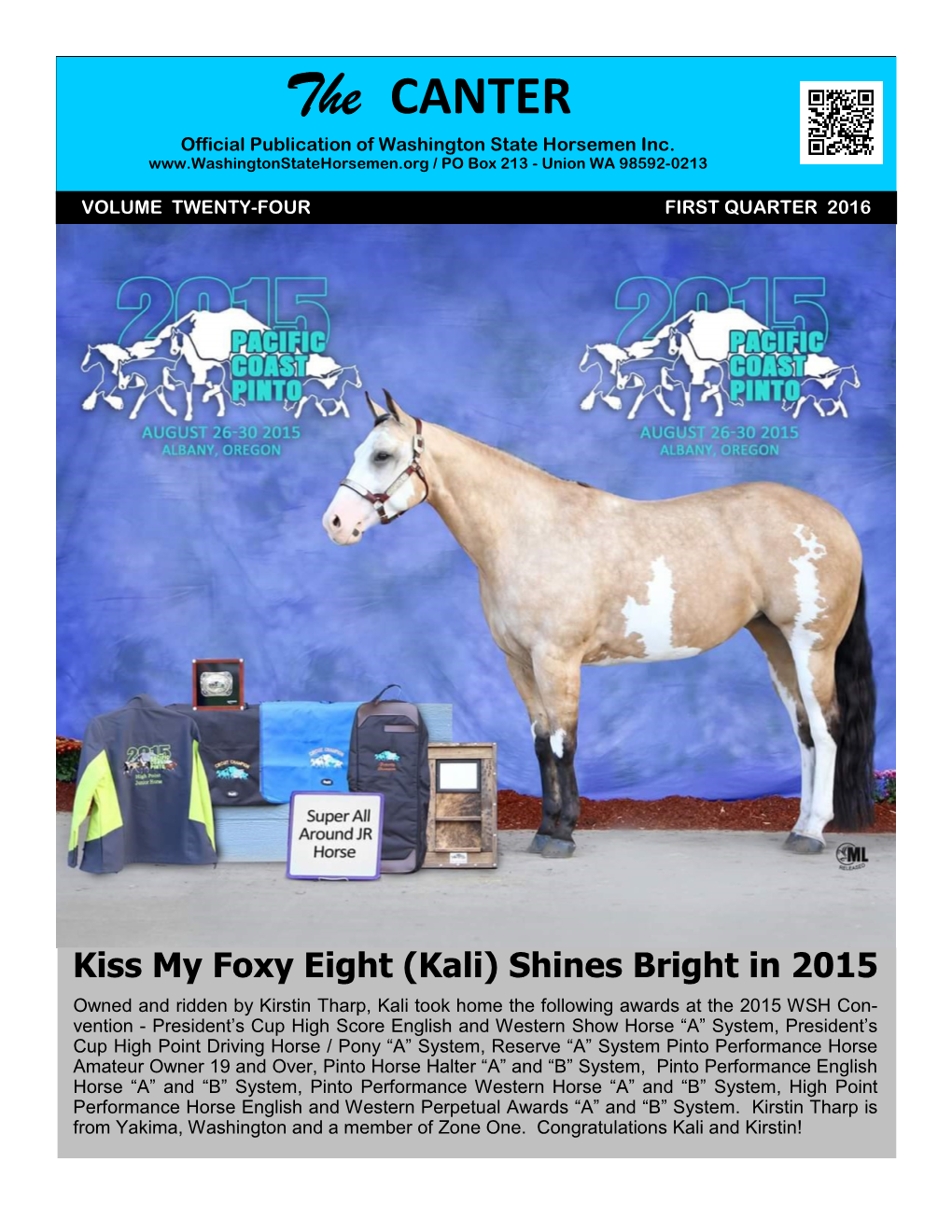 The CANTER Official Publication of Washington State Horsemen Inc