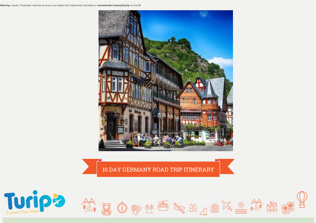 10 DAY GERMANY ROAD TRIP ITINERARY Contact Us | Turipo.Com | Admin@Turipo.Com