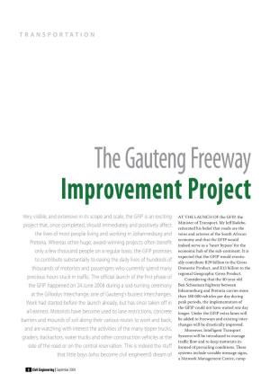 The Gauteng Freeway Improvement Project