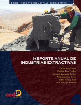 Reporte Anual De Industrias Extractivas