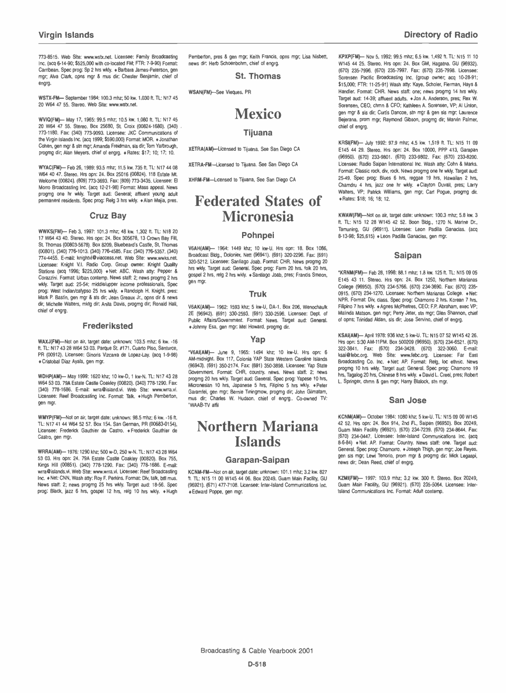 Federated States of Northern Mariana