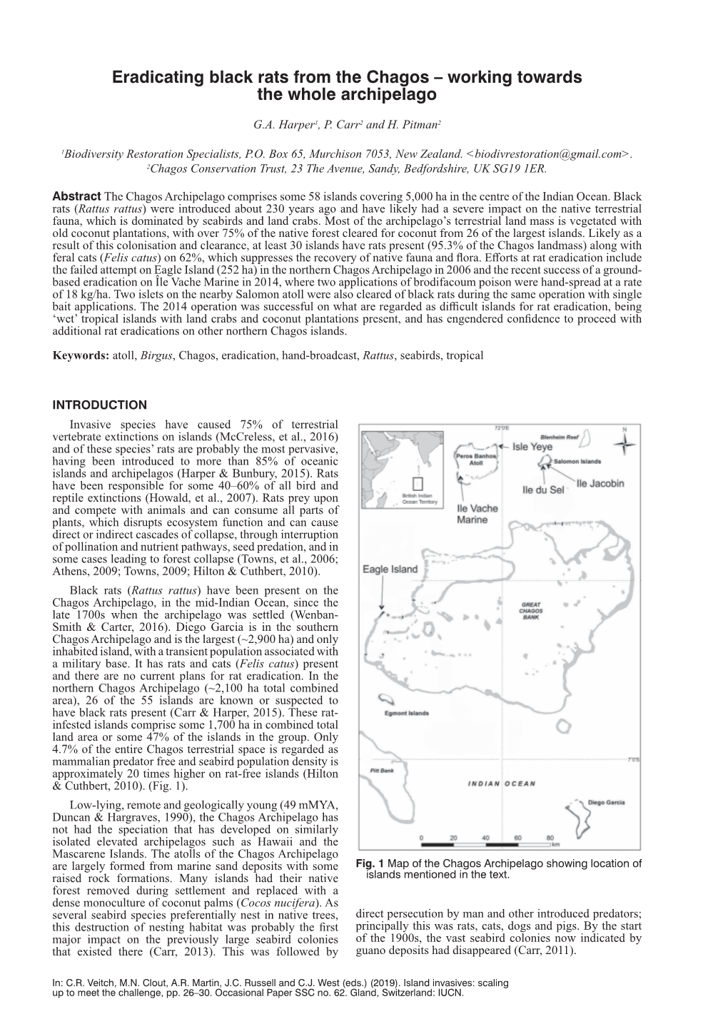 Eradicating Black Rats from the Chagos – Working Towards the Whole Archipelago