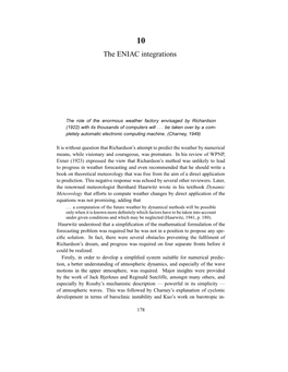 The ENIAC Integrations