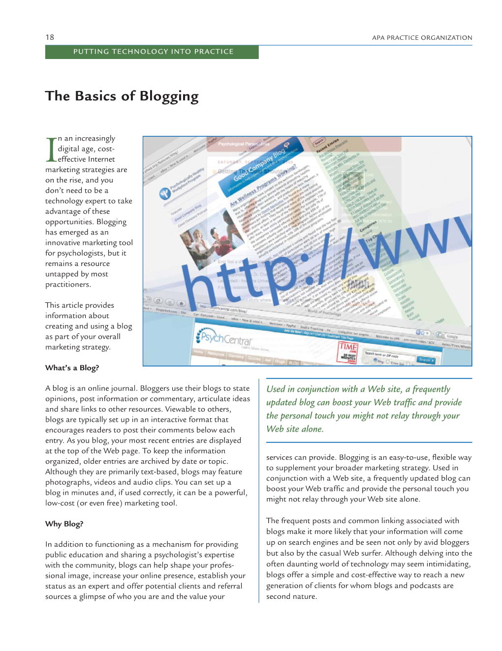 The Basics of Blogging