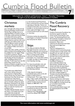Cumbria Flood Bulletin 7