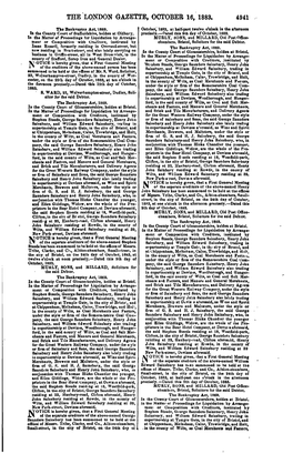 The London Gazette, October 16, 1883. 4941