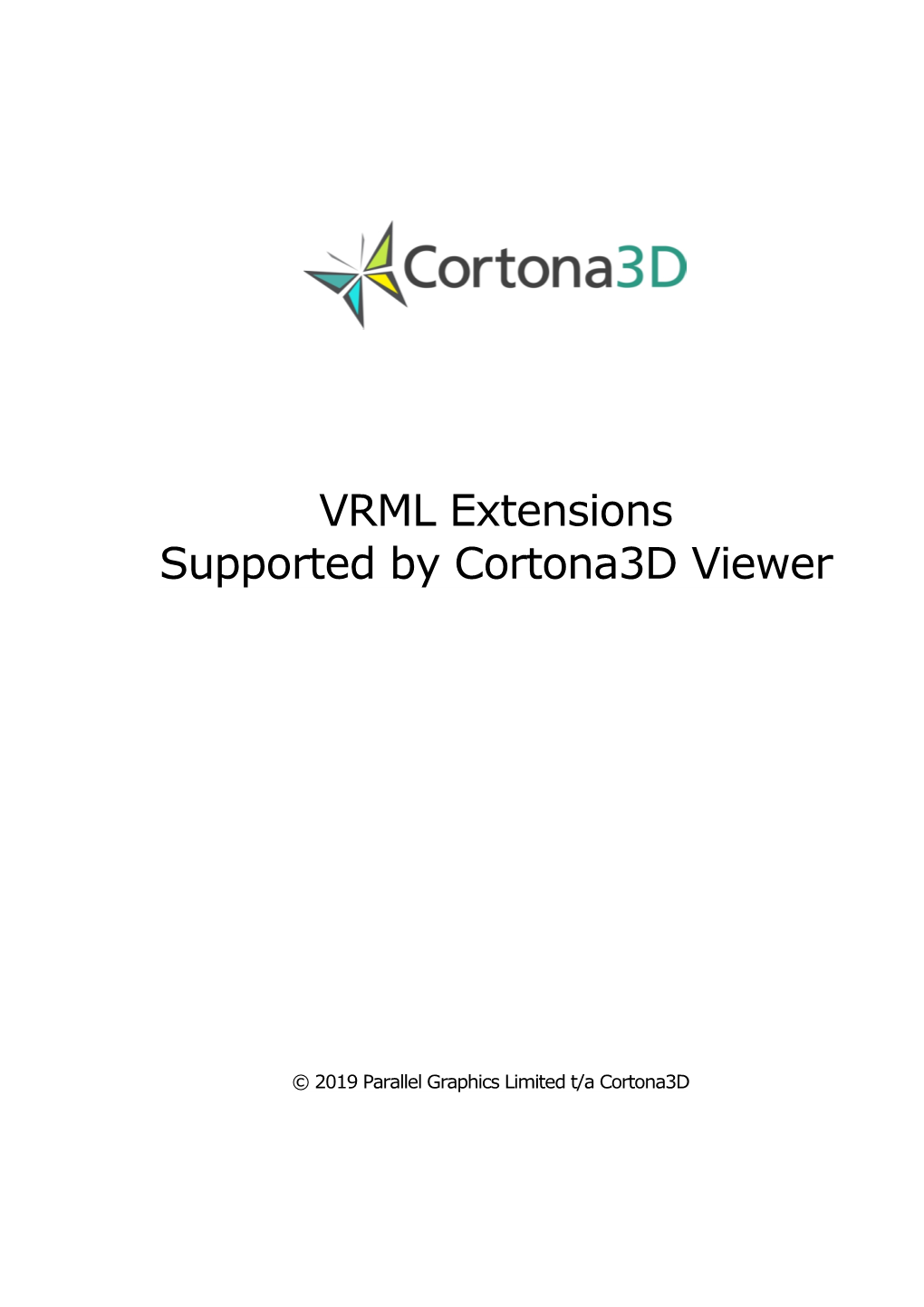 VRML Extensions Supported by Cortona3d Viewer