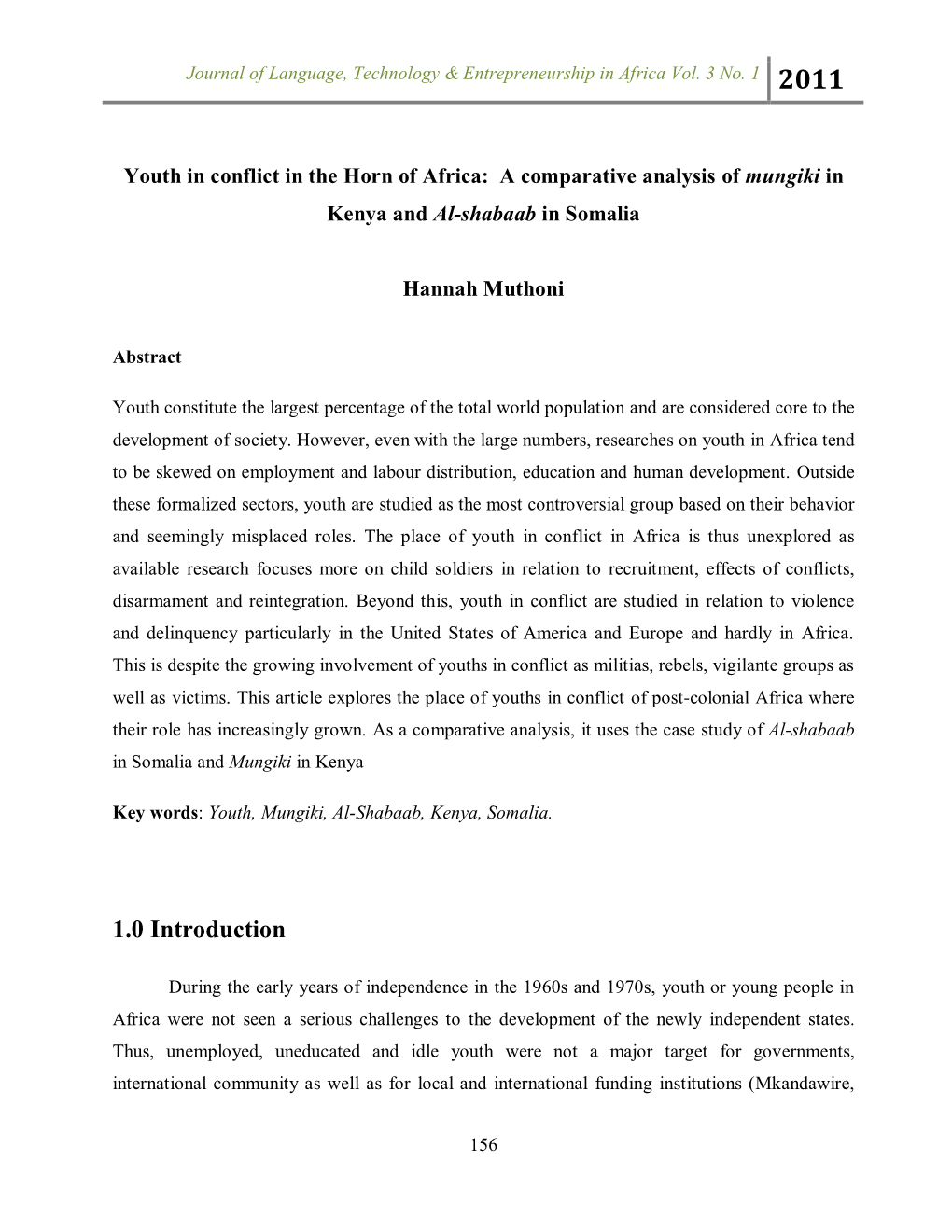 Journal of Language, Technology & Entrepreneurship in Africa Vol. 3 No