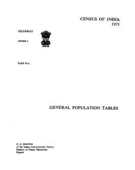 General Population Tables, Part II, Series-5
