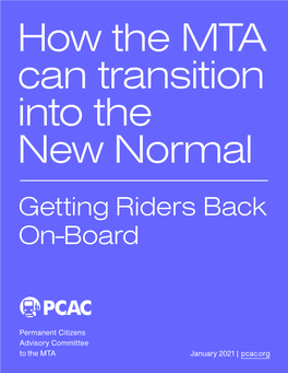 Getting Riders Back On-Board