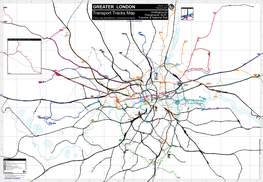 Transport Tracks Map GREATER LONDON
