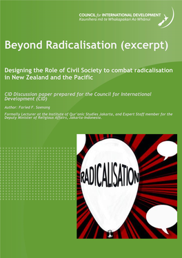 Beyond Radicalisation (Excerpt)