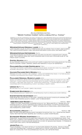 World Beer List