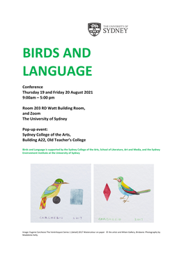 Birds and Language