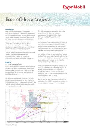 Esso Offshore Projects