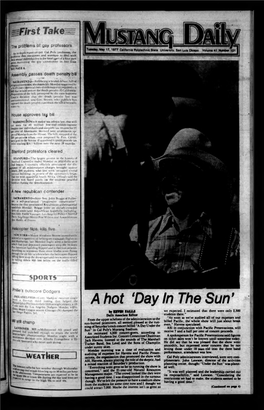 Mustang Daily, May 17, 1977