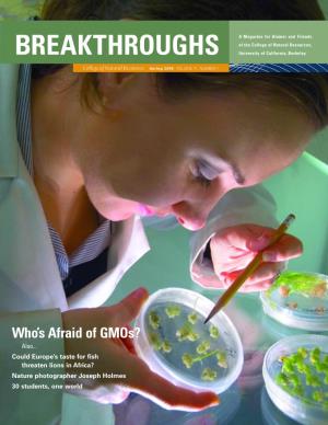 BREAKTHROUGHS a Magazine for Alumni and Friends