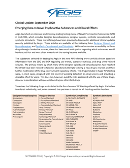 Clinical Update: September 2020