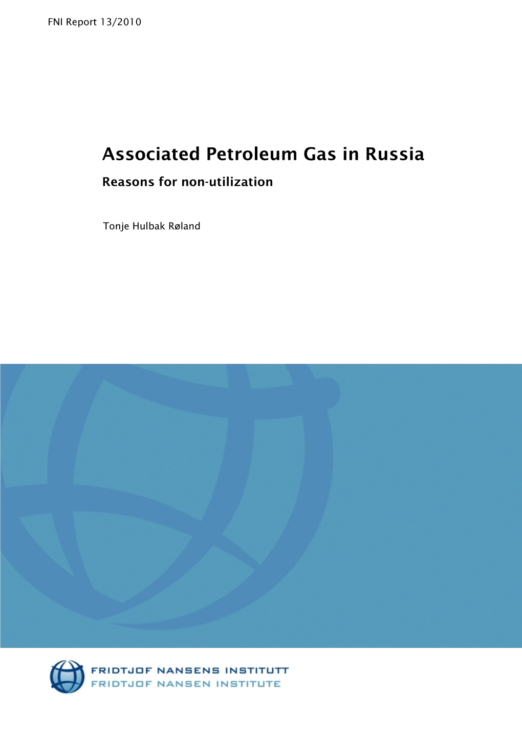 Associated Petroleum Gas in Russia