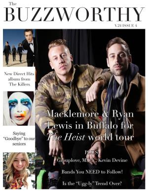 Macklemore & Ryan Lewis in Buffalo for the Heist World Tour