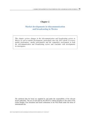 Chapter 2. Market Developments in Telecommunication And