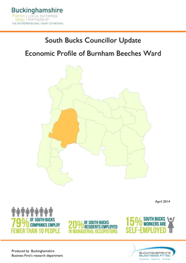 South Bucks Councillor Update Economic Profile of Burnham Beeches Ward