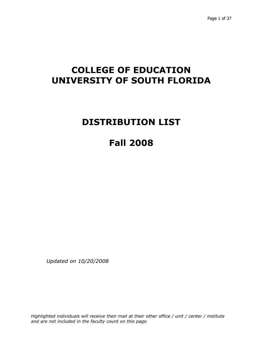 College of Education s14