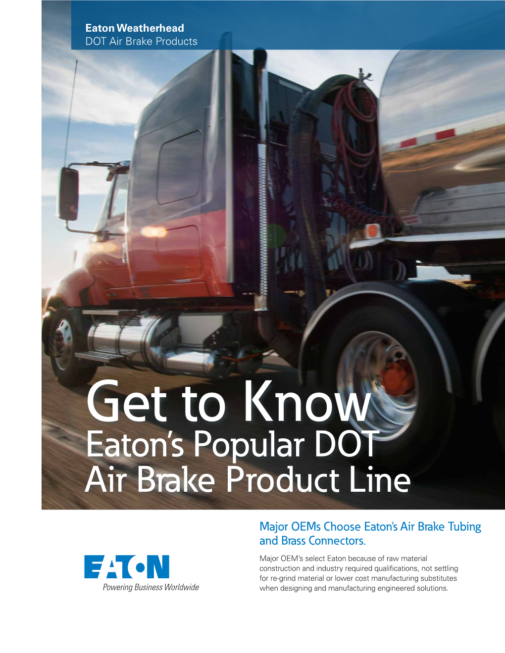 Eaton's Popular DOT Air Brake Product Line