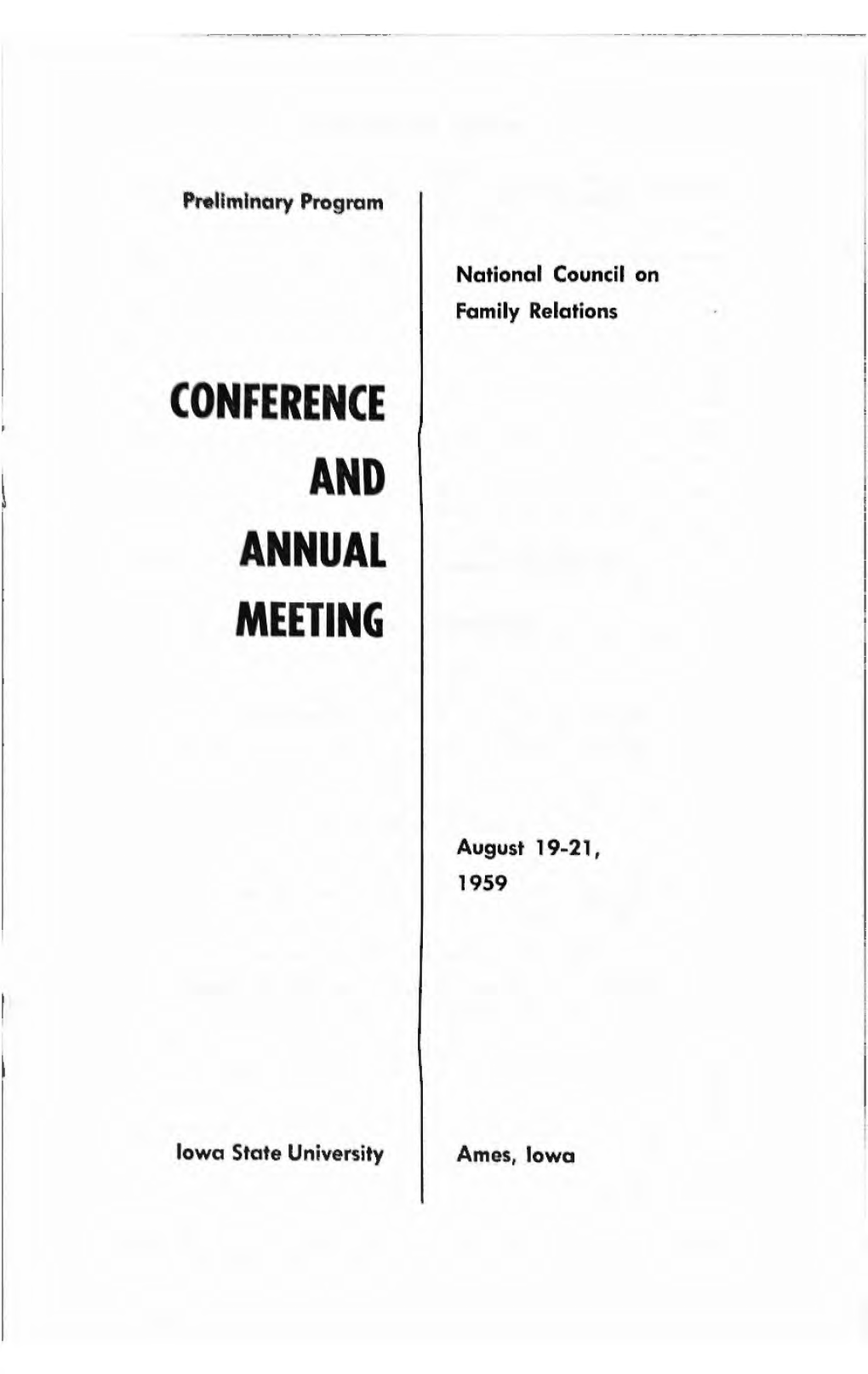 Onference and Annual Meeting