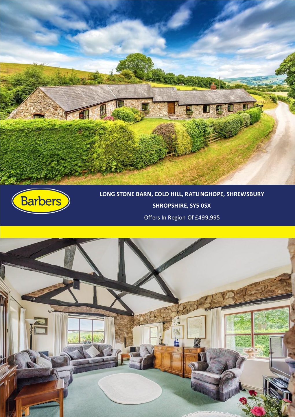 Long Stone Barn, Cold Hill, Ratlinghope, Shrewsbury Shropshire, Sy5 0Sx