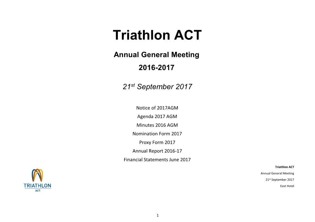 Triathlon ACT