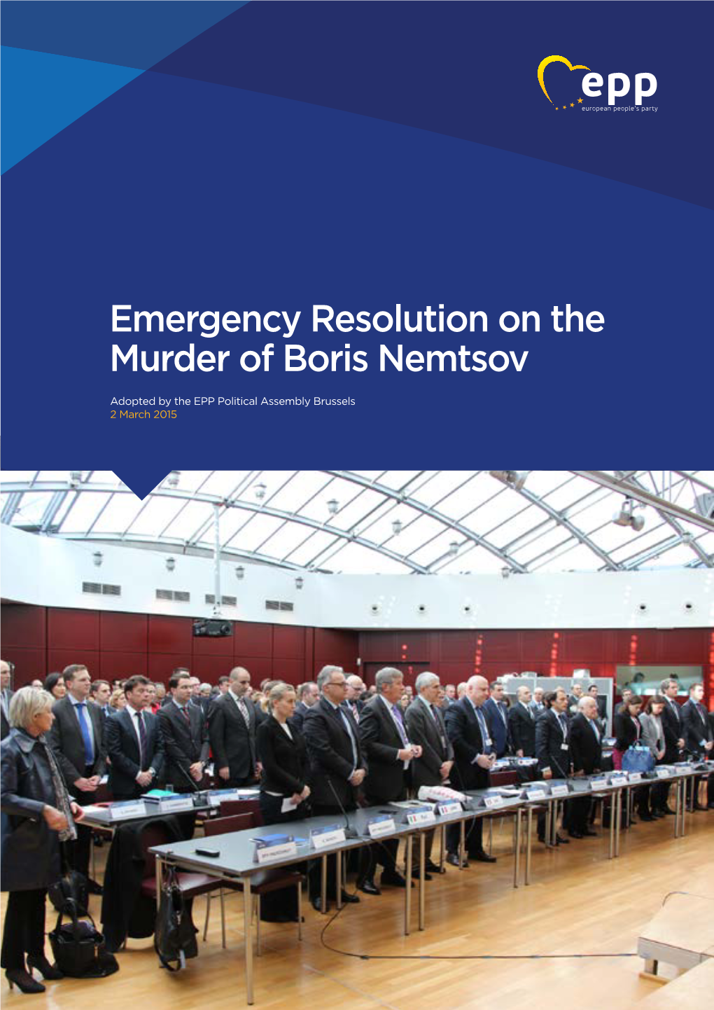 Emergency Resolution on the Murder of Boris Nemtsov