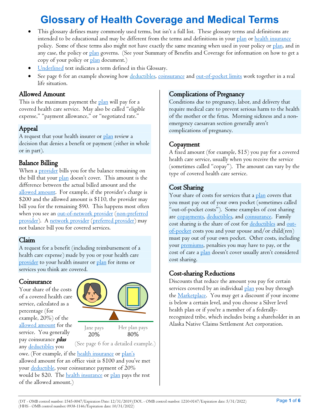 Glossary of Health Coverage and Medical Terms (PDF)