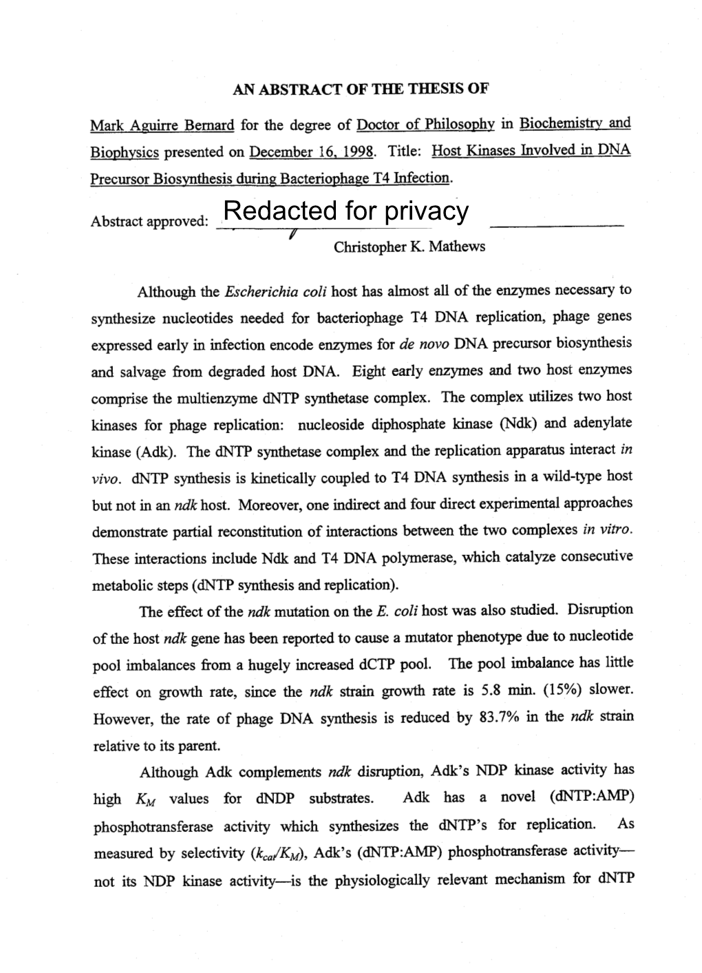 Host Kinases Involved in DNA Precursor Biosynthesis During Bacteriophage T4 Infection