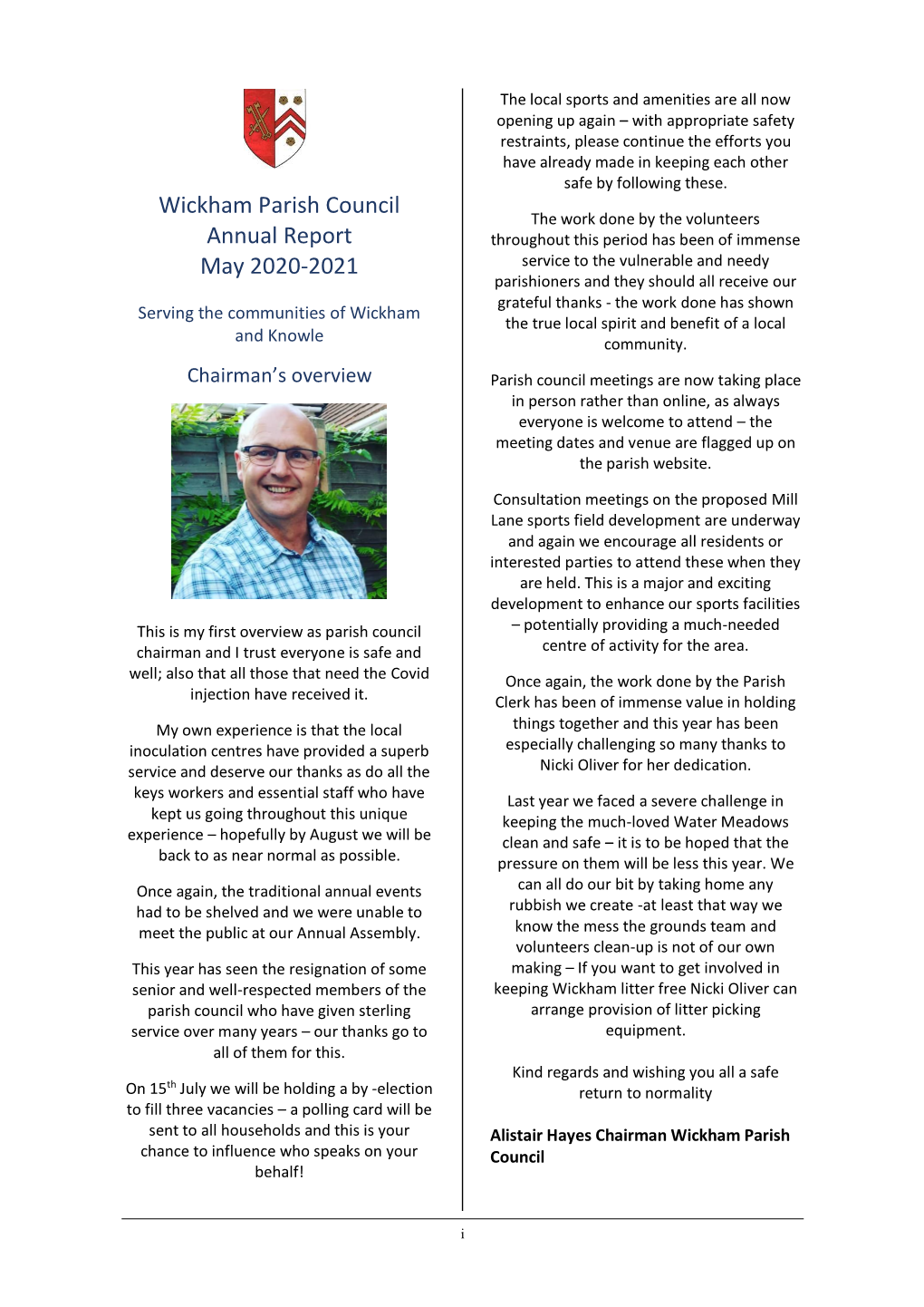 Annual Report May 2021